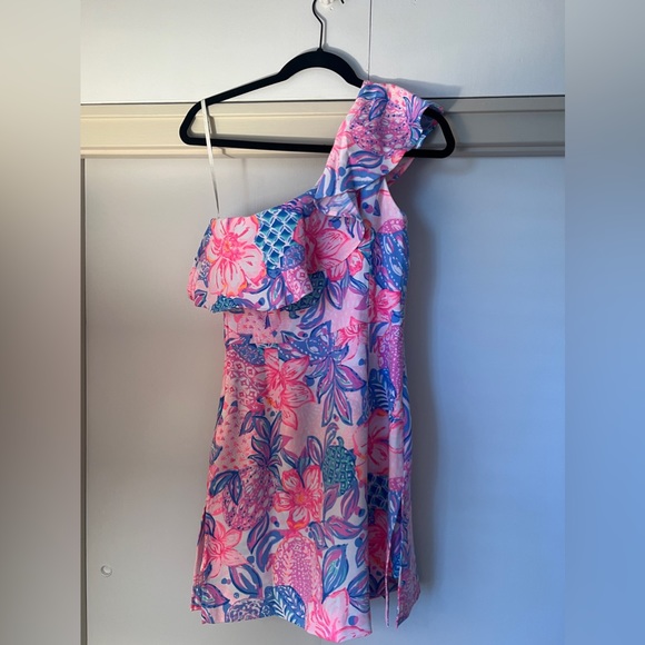 Lilly Pulitzer Kipton One-Shoulder Romper - Picture 2 of 3